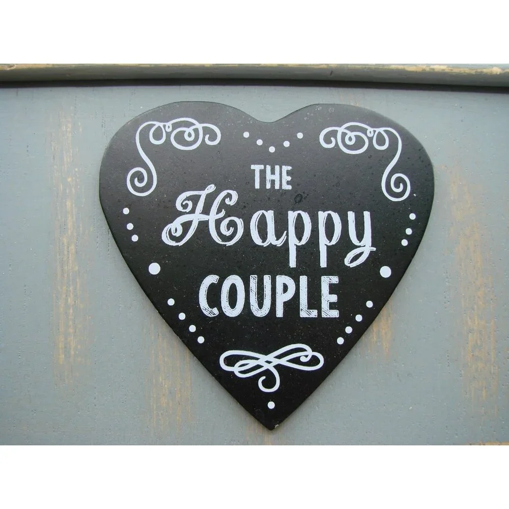 Distressed Wood Picture Frame Sage Green The Happy Couple 4X6 Photo Malden Int.